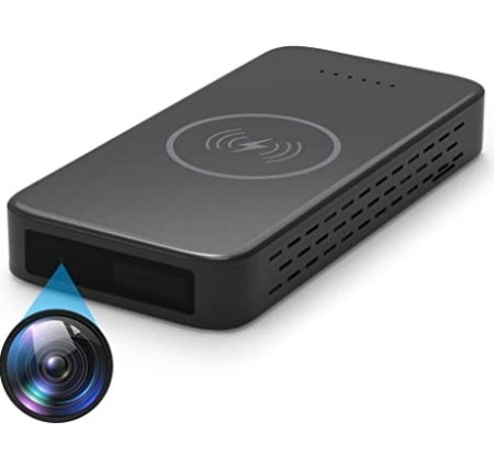 2K DVR kamera powerbankben mozgásérzékeléssel és éjszakai látással