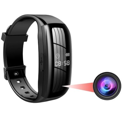 Elegáns karkötő Full HD kamerával 8GB