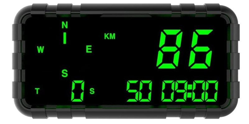 GPS HUD sebességmérő autóba C3012