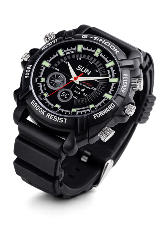 Fekete G-SHOOK óra IR kamerával - 8 GB/16 GB/32 GB