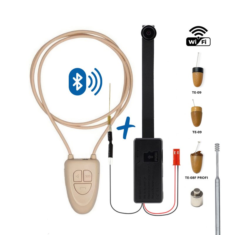 Professzionális hallgató szett Wi-Fi kameramodullal