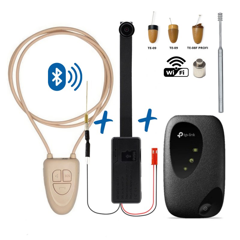 2026 Kiváló professzionális hallgató szett Wi-Fi kameramodullal és hordozható routerrel