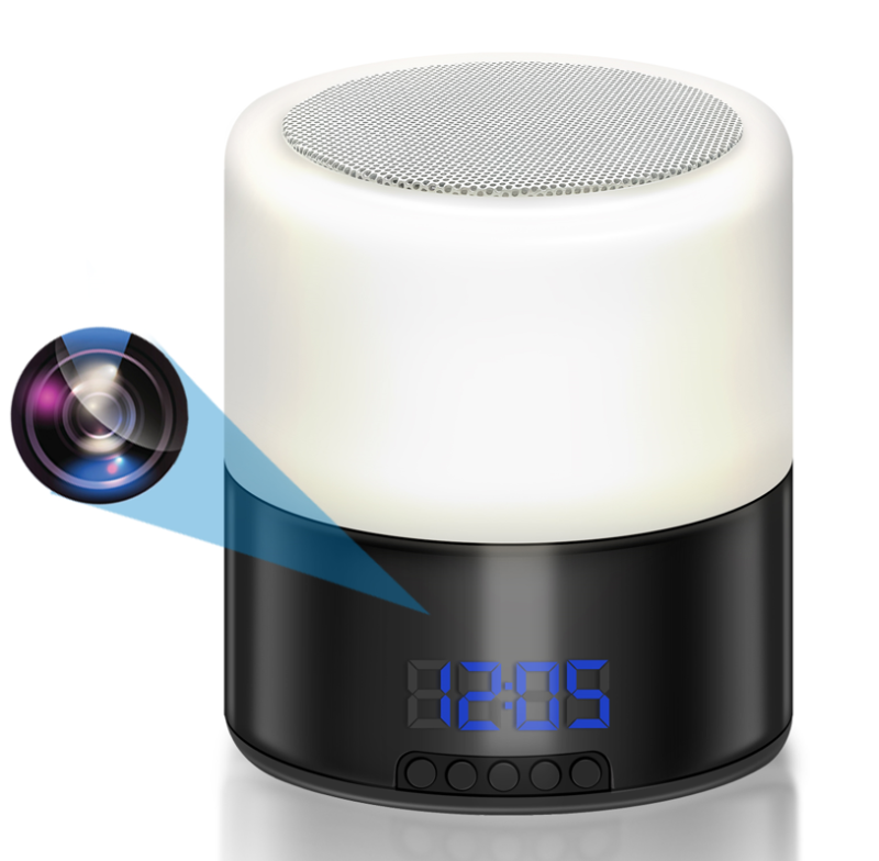 Wi-Fi kamera Bluetooth hangszóróban mozgásérzékeléssel és éjszakai világítással