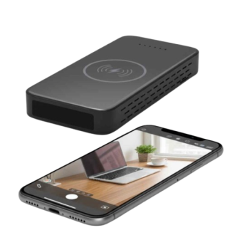 1080P Wi-Fi kamera powerbankban, mozgásérzékeléssel és éjjellátással