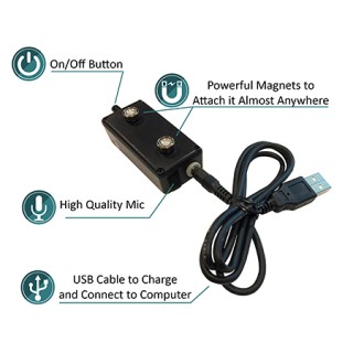 Professzionális hangrögzítő készülék Black Vox