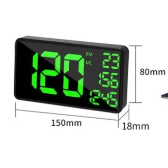 GPS HUD sebességmérő autóba C1090