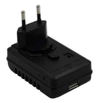 Rejtett kamera HD 1080p Pro hálózati adapterben mozgásérzékeléssel