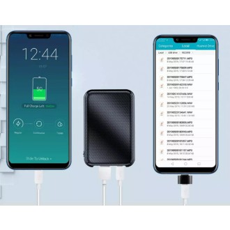 Mini digitális hangrögzítő powerbankben Q75