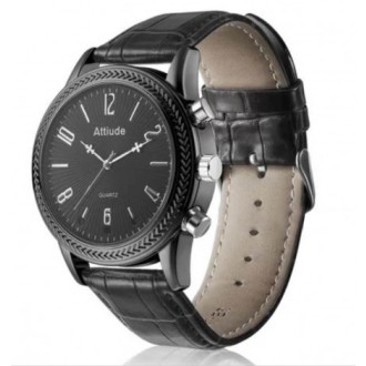 Fekete karóra Full HD kamerával és éjszakai látással 32 GB