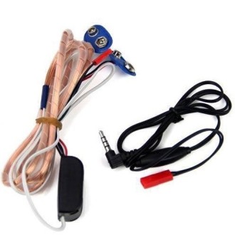 Kémfülhallgató 9V-os kábelhurokkal