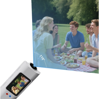 2.7K Ultra HD mini wifi kamera szemüveggel