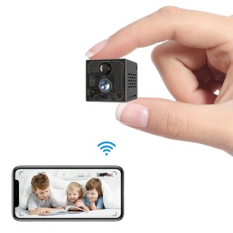 2K Wifi mini kamera IR éjjellátóval és PIR érzékelővel
