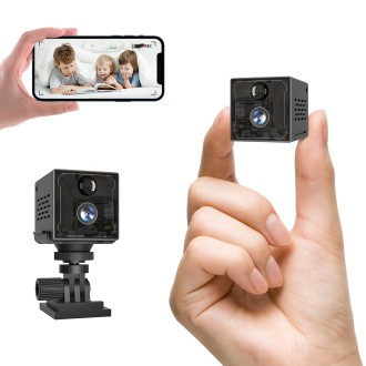 2K Wifi mini kamera IR éjjellátóval és PIR érzékelővel