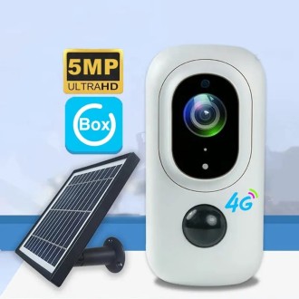 4G napelemes biztonsági FULL HD kamera 5200 mAh akkumulátorral