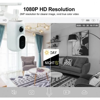 4G napelemes biztonsági FULL HD kamera 5200 mAh akkumulátorral