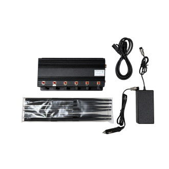 6-antennás PROFI  GSM, DCS, 3G, 4G, Wi-Fi és GPS jelblokkoló