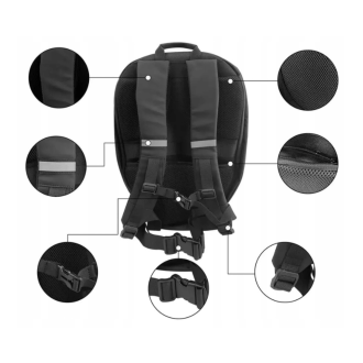 Hátizsák LED képernyővel és világító szemekkel