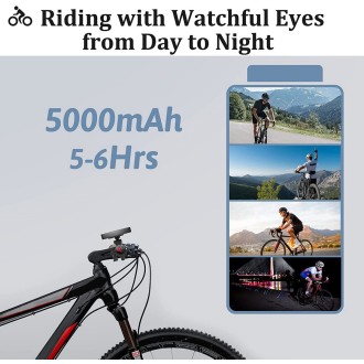 Biztonsági kamerarendszer kerékpárra vagy motorkerékpárra FULL HD kamerával és 4,3" monitorral - BIKE-1080 PLUS