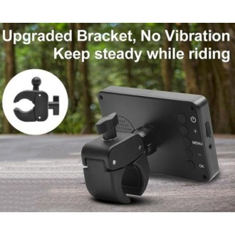 Biztonsági kamerarendszer kerékpárra vagy motorkerékpárra FULL HD kamerával és 4,3" monitorral - BIKE-1080 PLUS