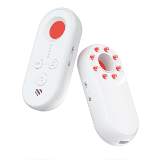 Rejtett kamerák és GSM lehallgatók detektora riasztófunkcióval