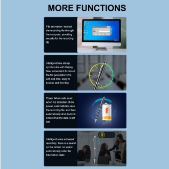 Toll formájú digitális diktafon