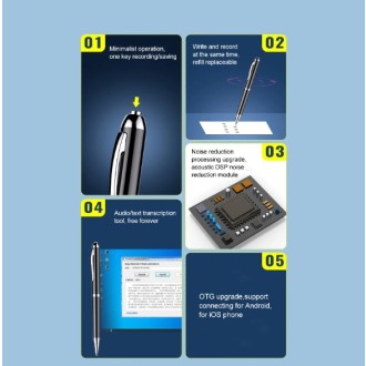 Toll formájú digitális diktafon