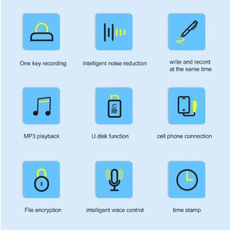 Toll formájú digitális diktafon