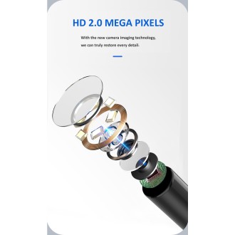 1080P endoszkópos kamera 5 m-es kábellel