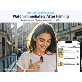 Mini sportkamera mágneses rögzítéssel H88