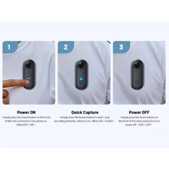 Mini sportkamera mágneses rögzítéssel H88