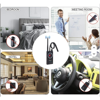 Rejtett kamerák és GSM lehallgató készülékek multifunkciós detektora K68