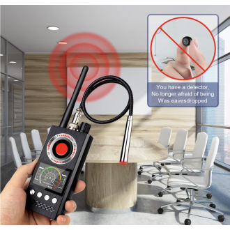 Rejtett kamerák és GSM lehallgató készülékek multifunkciós detektora K68