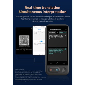 Forradalmi intelligens AI fordító Z16