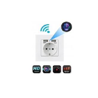 Rejtett mini kamera WiFi USB-s elektromos aljzatban
