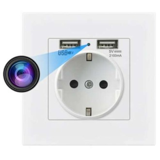 Rejtett mini kamera WiFi USB-s elektromos aljzatban