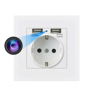 Rejtett mini kamera WiFi USB-s elektromos aljzatban