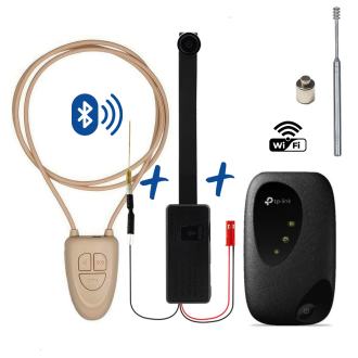 2026 Kiváló professzionális hallgató szett Wi-Fi kameramodullal és hordozható routerrel