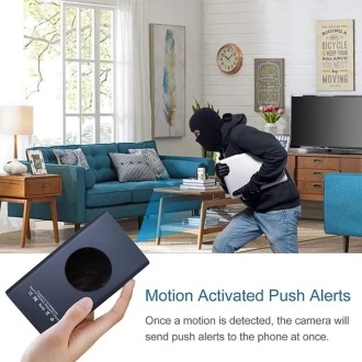 Wi-Fi 4K HD kamera powerbankben éjszakai látással és mozgásérzékeléssel