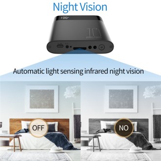 Wi-Fi 4K HD kamera powerbankben éjszakai látással és mozgásérzékeléssel