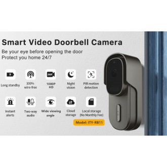 Wi-Fi ajtócsengő ITY-RB11 (2MP)