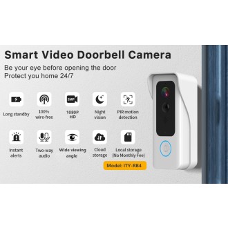 Wi-Fi Doorbell ajtócsengő ITY-RB4 (2MP)