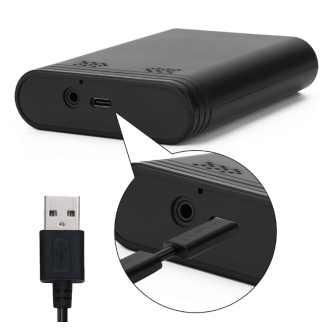 WiFi hangrögzítő külső mikrofonnal és hosszú készenléti monitorozással