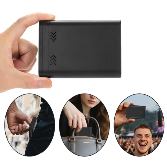 WiFi hangrögzítő külső mikrofonnal és hosszú készenléti monitorozással