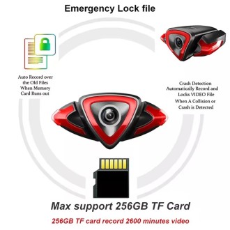 FULL HD hátsó kerékpáros kamera WiFi élő közvetítéssel okostelefonra (iOS/Android) + LED-es irányjelzők és figyelmeztető lámpa