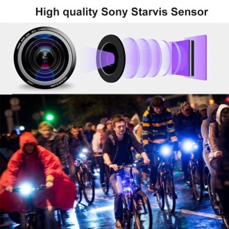 FULL HD hátsó kerékpáros kamera WiFi élő közvetítéssel okostelefonra (iOS/Android) + LED-es irányjelzők és figyelmeztető lámpa
