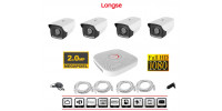 4 IP kameraszett - 2MPx / IR 40m Longse 