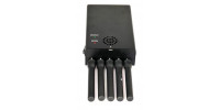 5-antennás PROFI hordozható GSM, DCS, 4G, 3G, GPS, GLONASS és Wi-Fi jelblokkoló